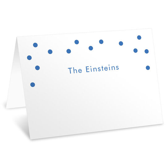 Confetti Dot Folded Place Cards